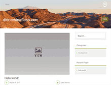 Tablet Screenshot of dinnersinaflash.com